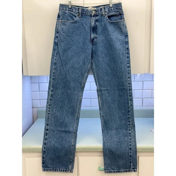 Harley-Davidson Mens Traditional Fit Straight Leg Blue Denim Jeans 34x34 - Picture 2 of 11